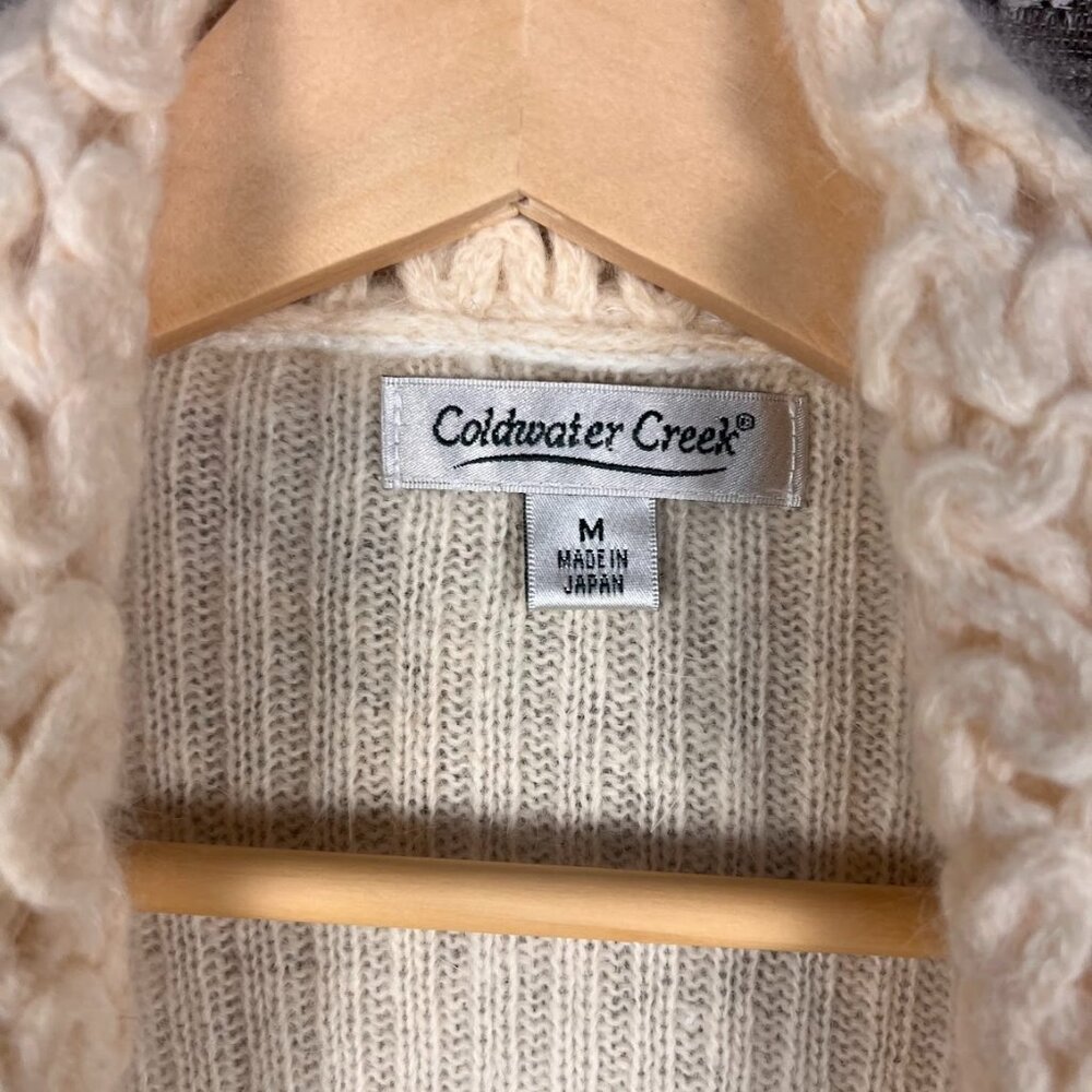 Coldwater Creek‎ Cardigan Wool Angora Blend Button Front - Picture 2 of 5